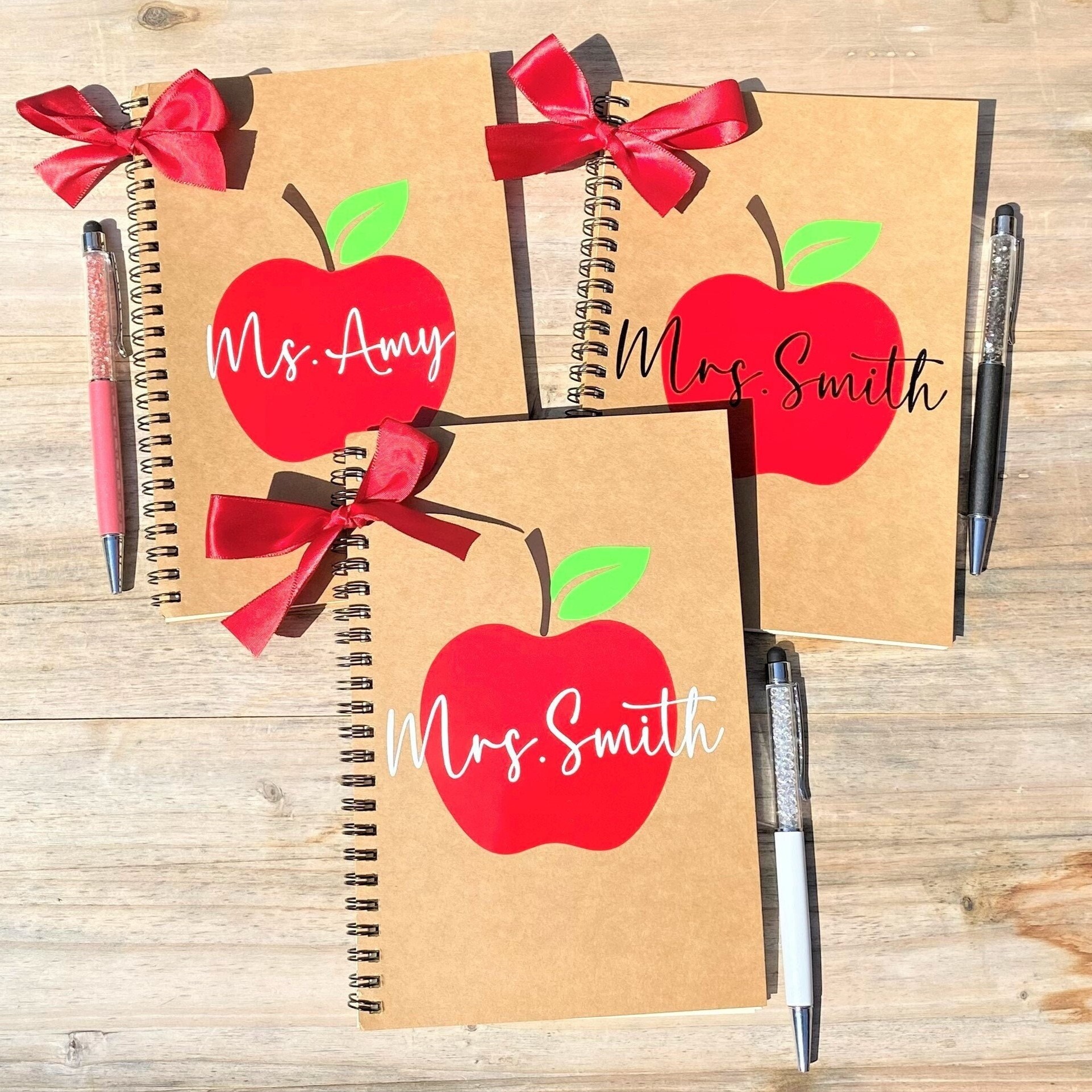Personalized Notebook and Pen Set for Teacher Appreciation Gift | CWTeach01