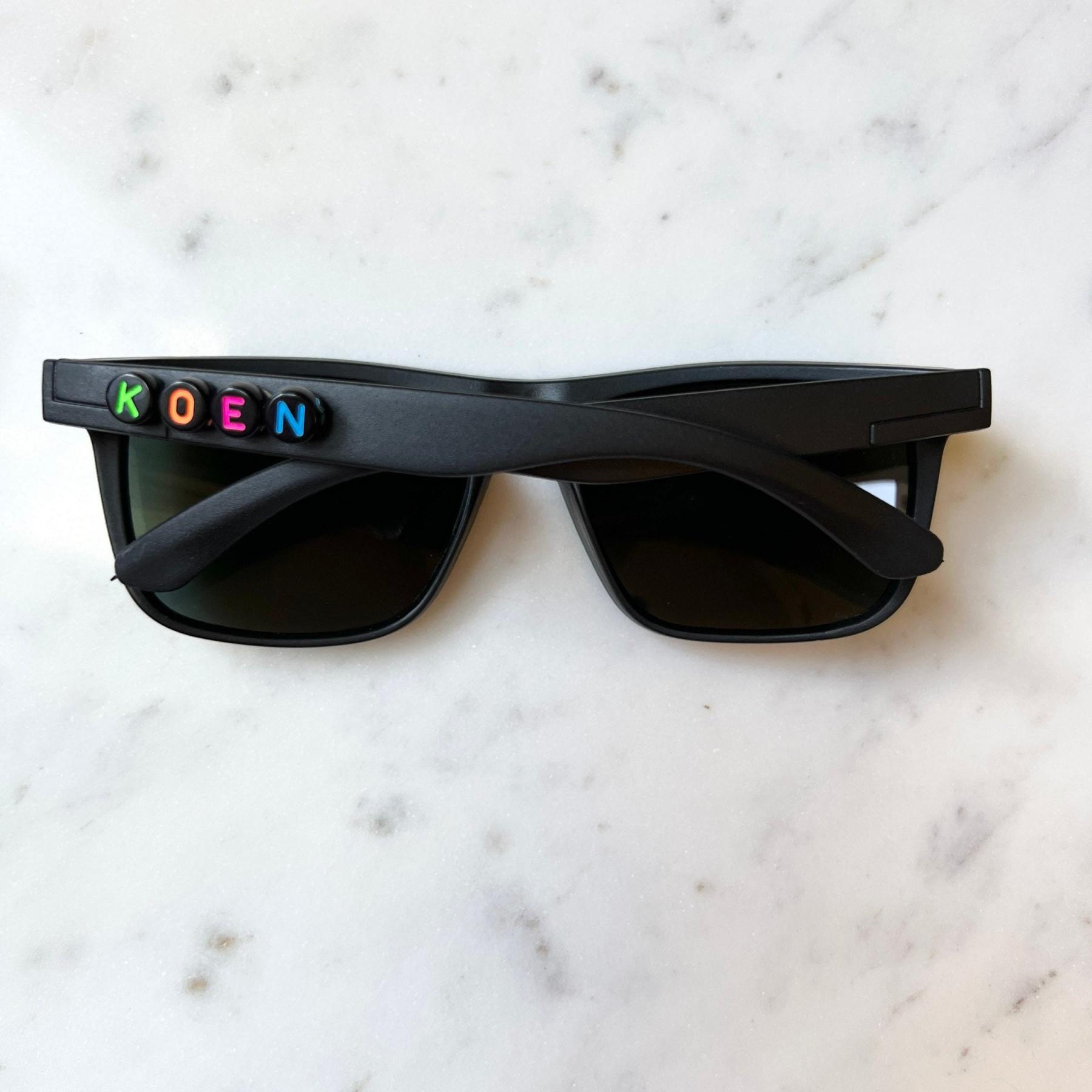 Personalized Colorful Letters Sunglasses For Kids | CWBeach96