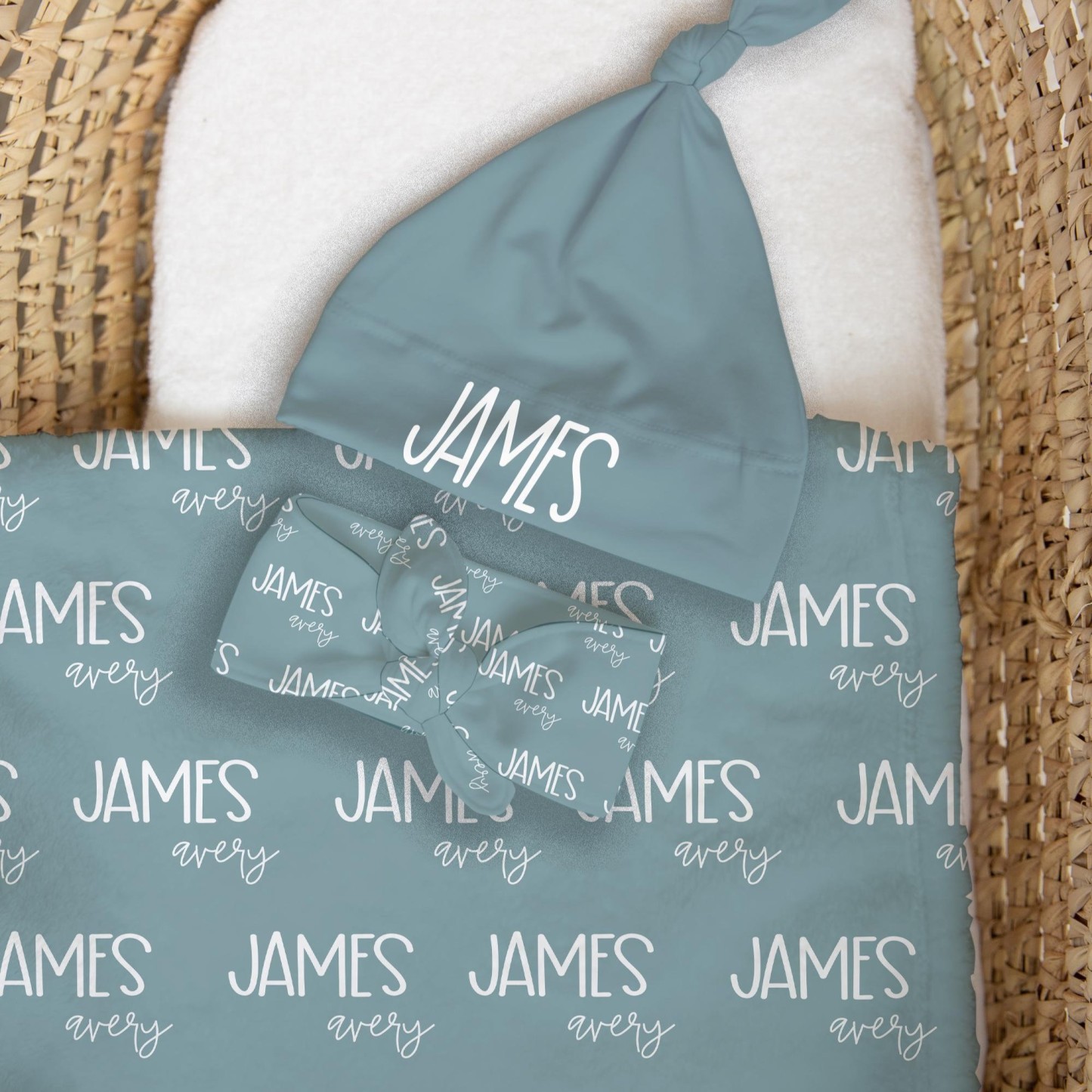 Personalized Baby Swaddle Blanket Set for Comfort & Unique | BBBlanket11