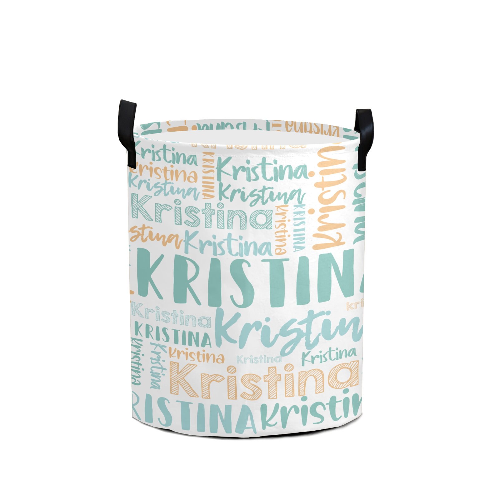 Personalized Laundry Collapsible Baskets with Handle | | CWBasket01