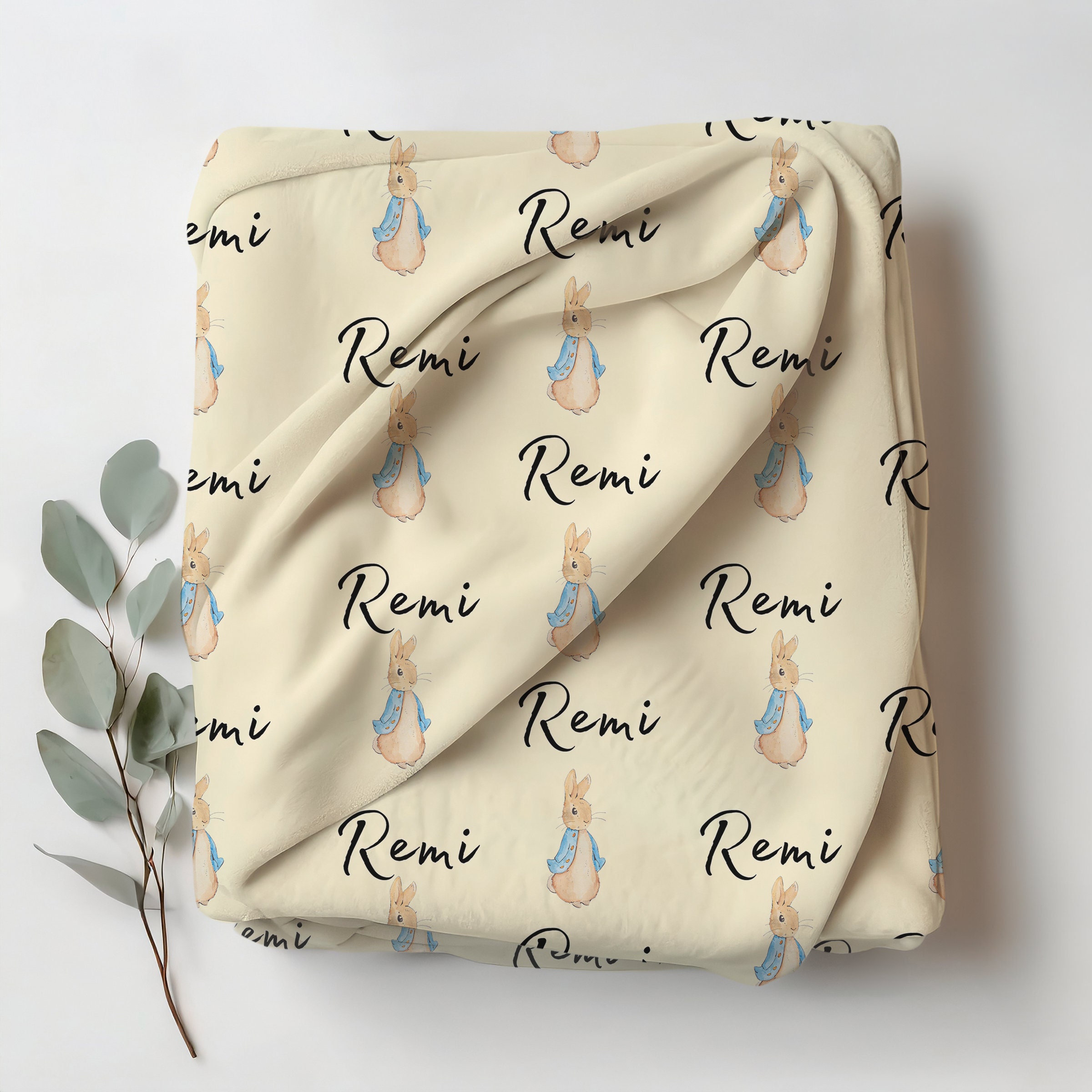 Personalized Baby Swaddle Blanket for Comfort & Unique | BBBlanket08