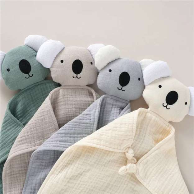 Personalized Baby Embroidery Organic Cotton Koala Toy | CWToy26