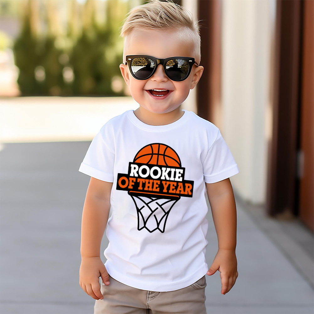 Personalized Basketball Rookie Of The Year Birthday T-Shirt | inBirth03