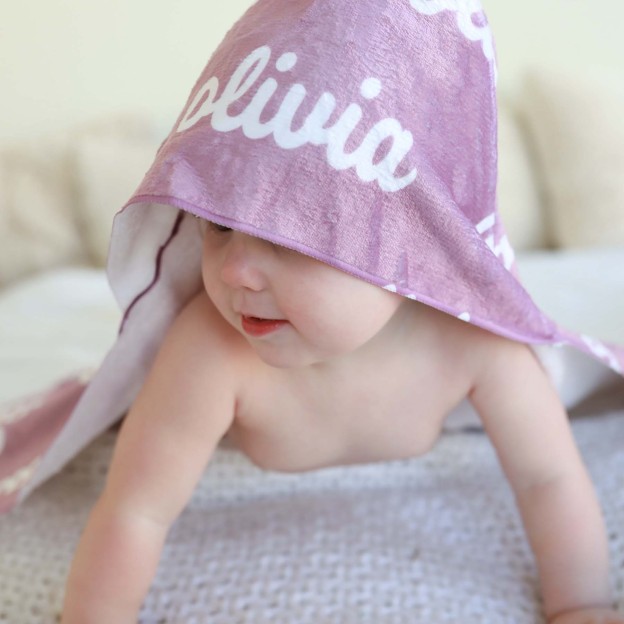 Personalized Baby Hooded Towel for Comfort & Unique | BBBlanket10