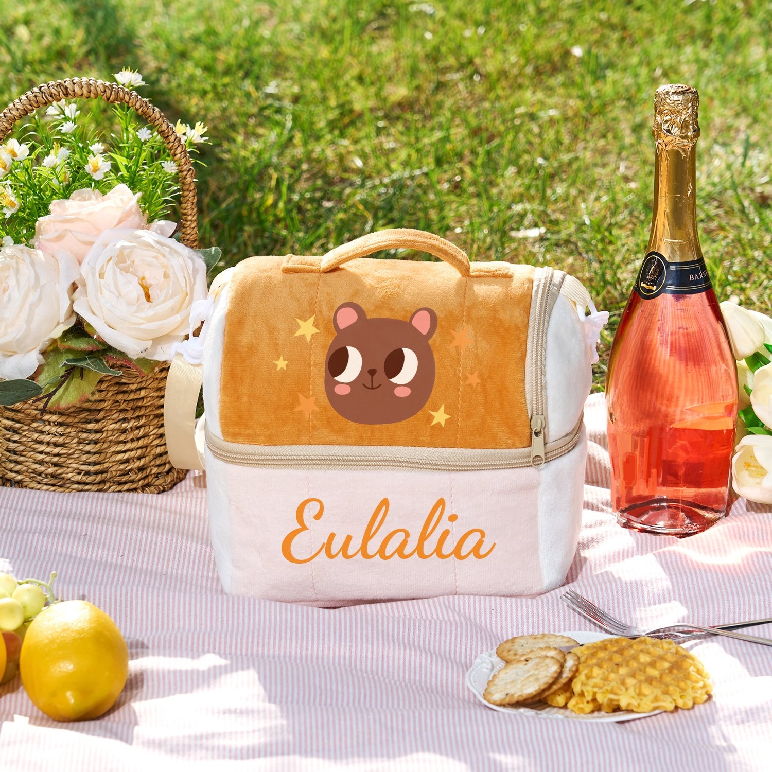 Personalized Cute Pattern Kids Lunch Bag