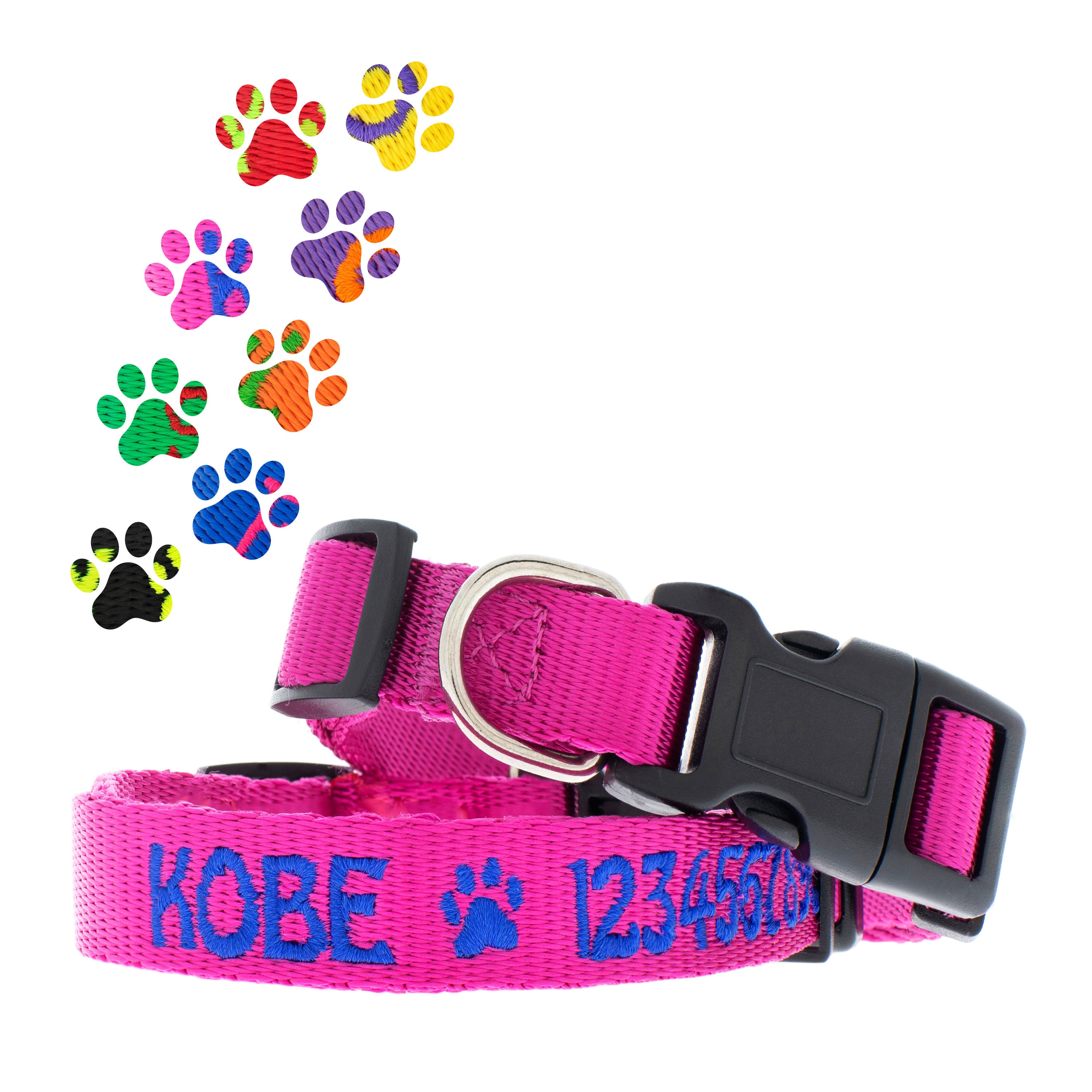 Personalized Embroidered Pet Collar for Funny & Unique | BKPet37