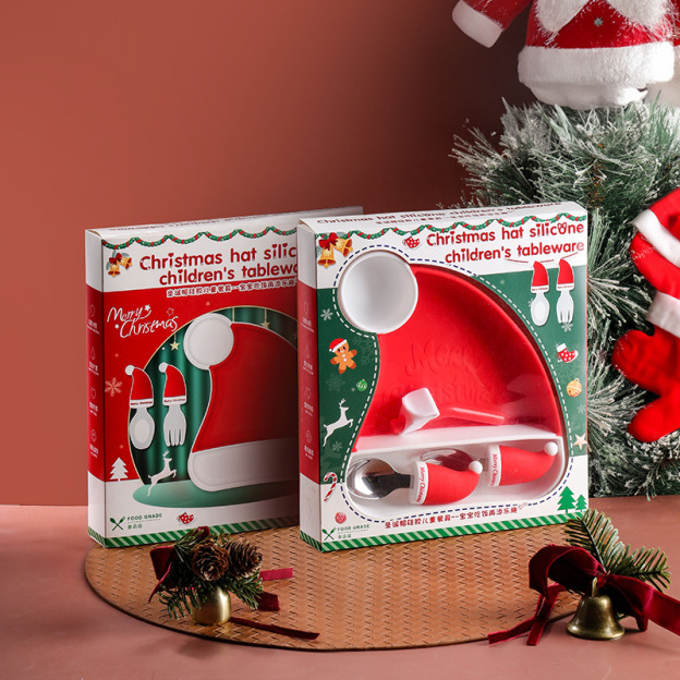 Christmas Limited Edition Baby Silicone Cutlery Set | MCGift109