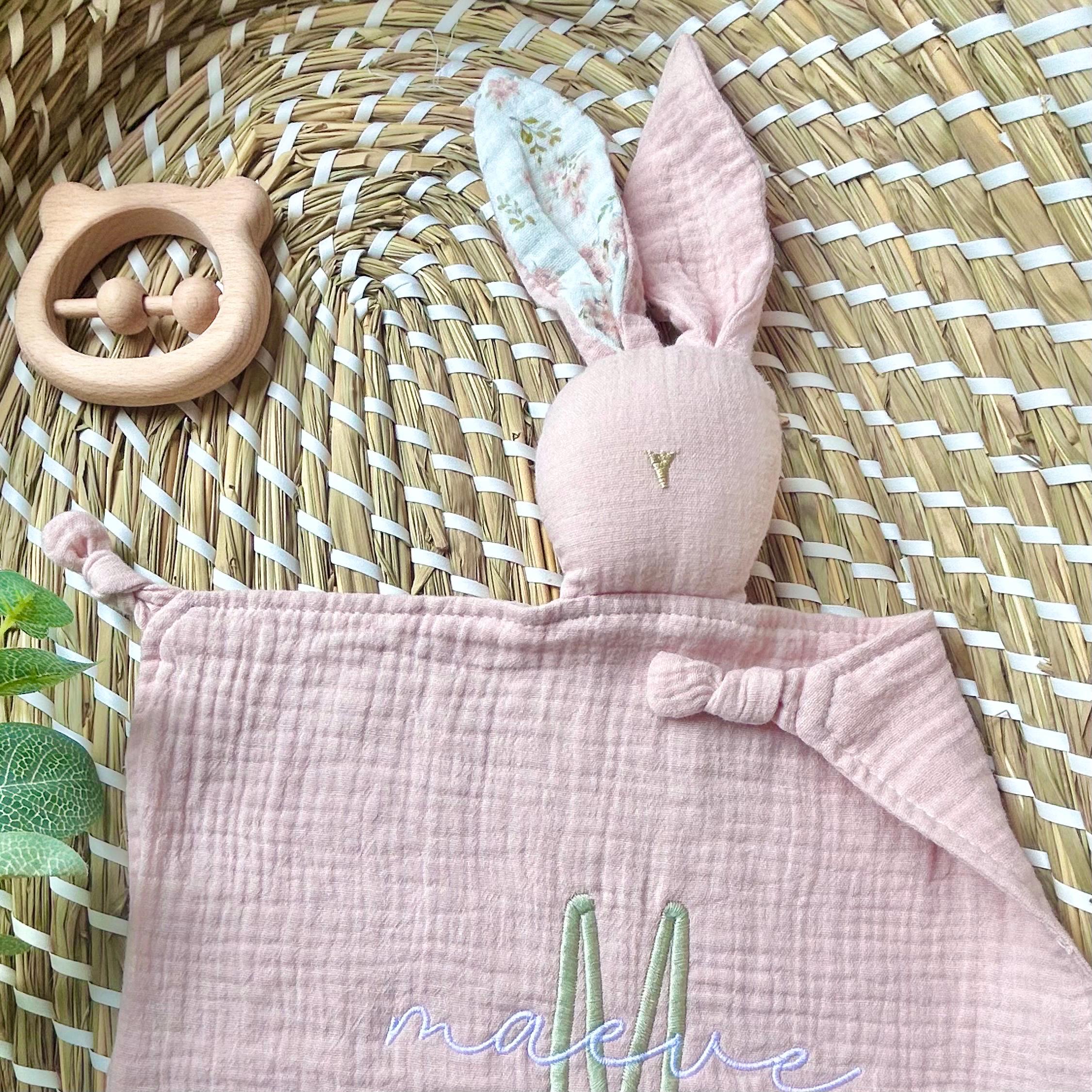 Personalized Baby Embroidery Comforter Sleep Toy | CWToy84