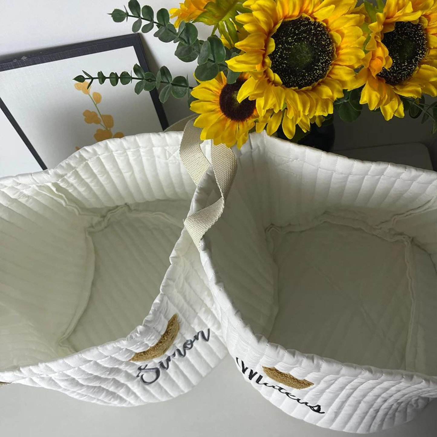 Personalized Embroidered Storage Bear Basket | CWBaby97