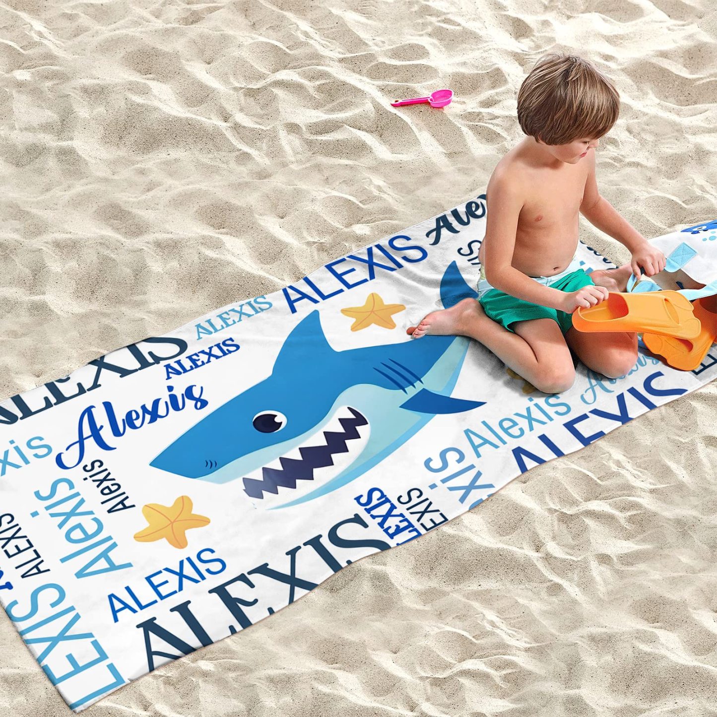 Personalized Lovely Kid Towel for Summer & Beach | CWTowel74