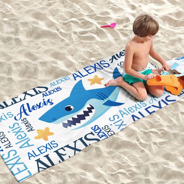 Personalized Lovely Kid Towel for Summer & Beach | CWTowel74