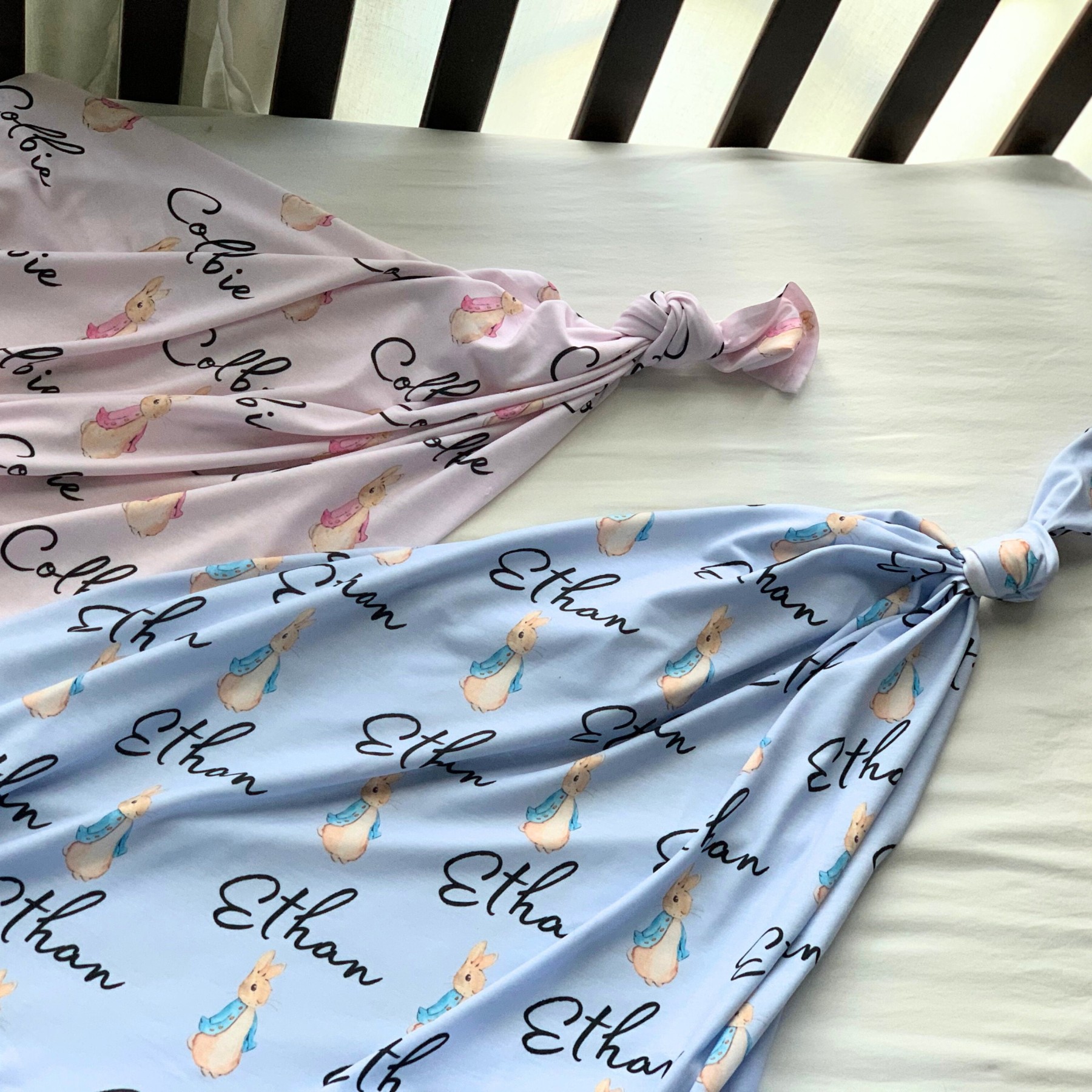 Personalized Baby Swaddle Blanket for Comfort & Unique | BBBlanket08