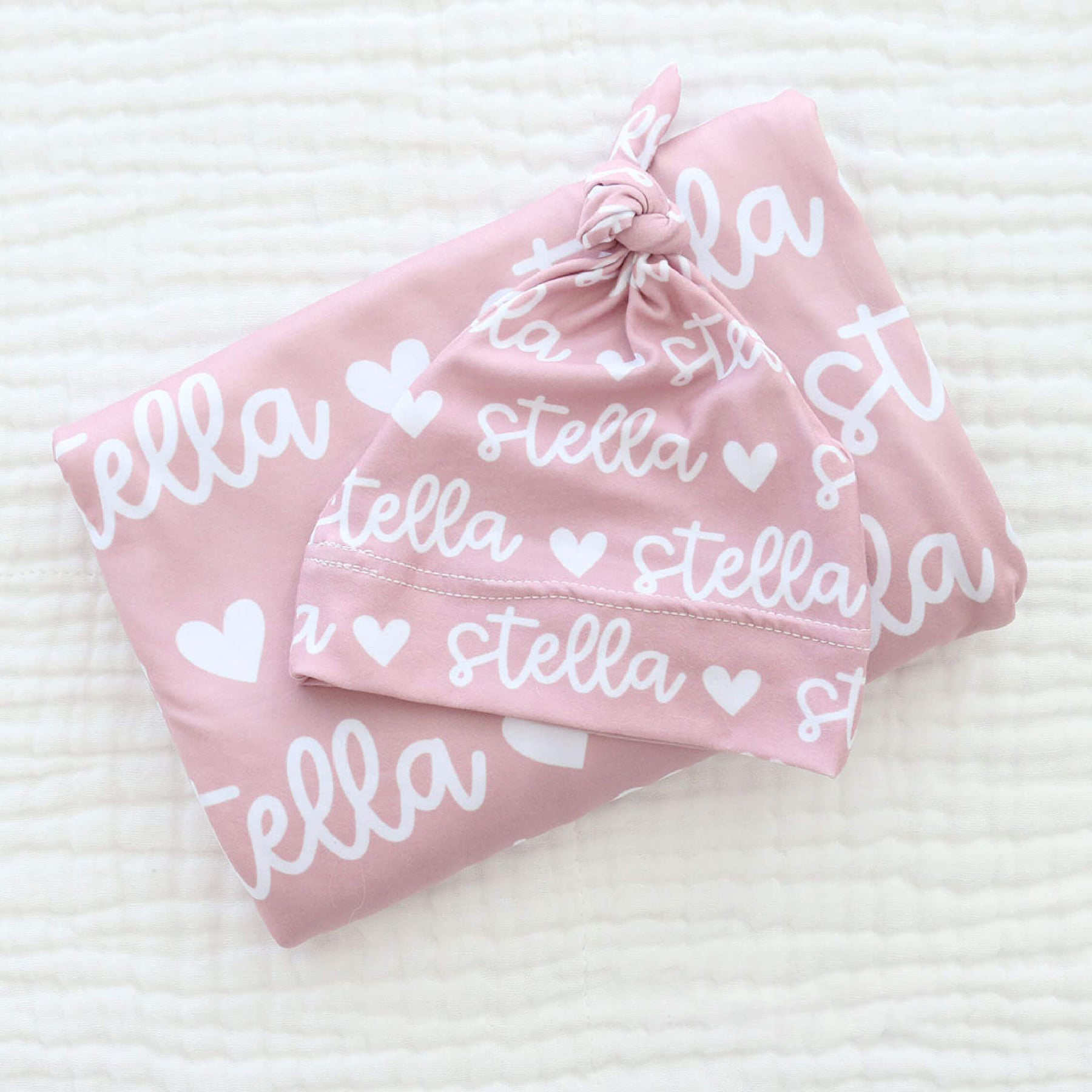 Personalized Baby Swaddle Blanket Set for Comfort & Unique | BBBlanket04