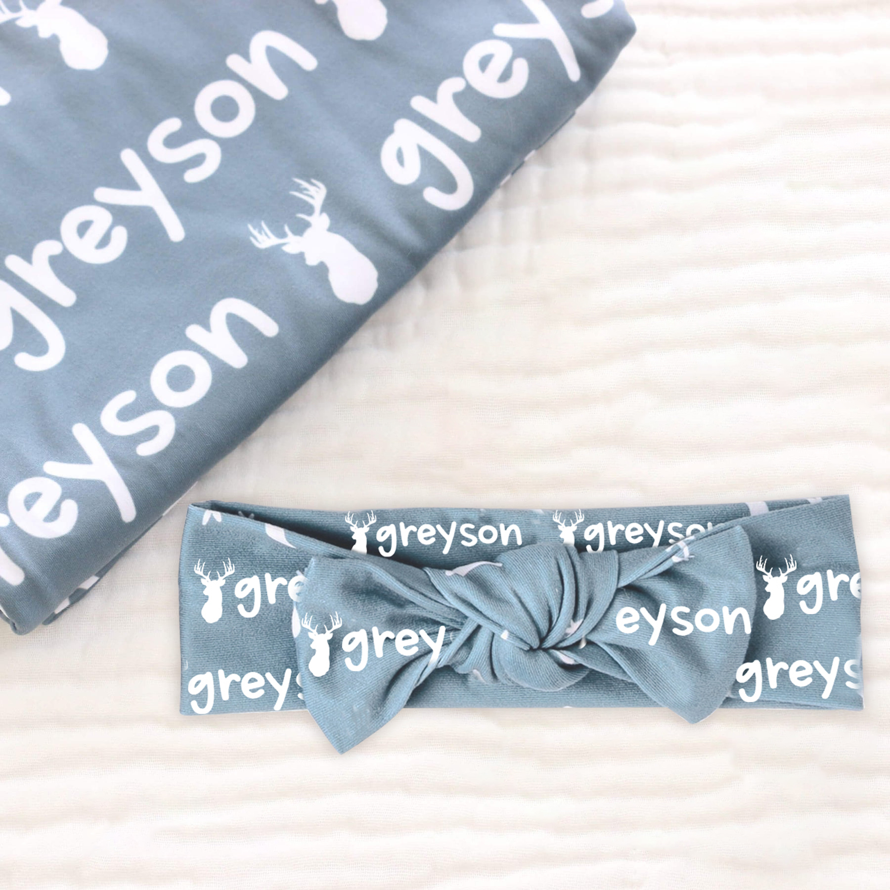 Personalized Baby Swaddle Blanket Set for Comfort & Unique | BBBlanket04