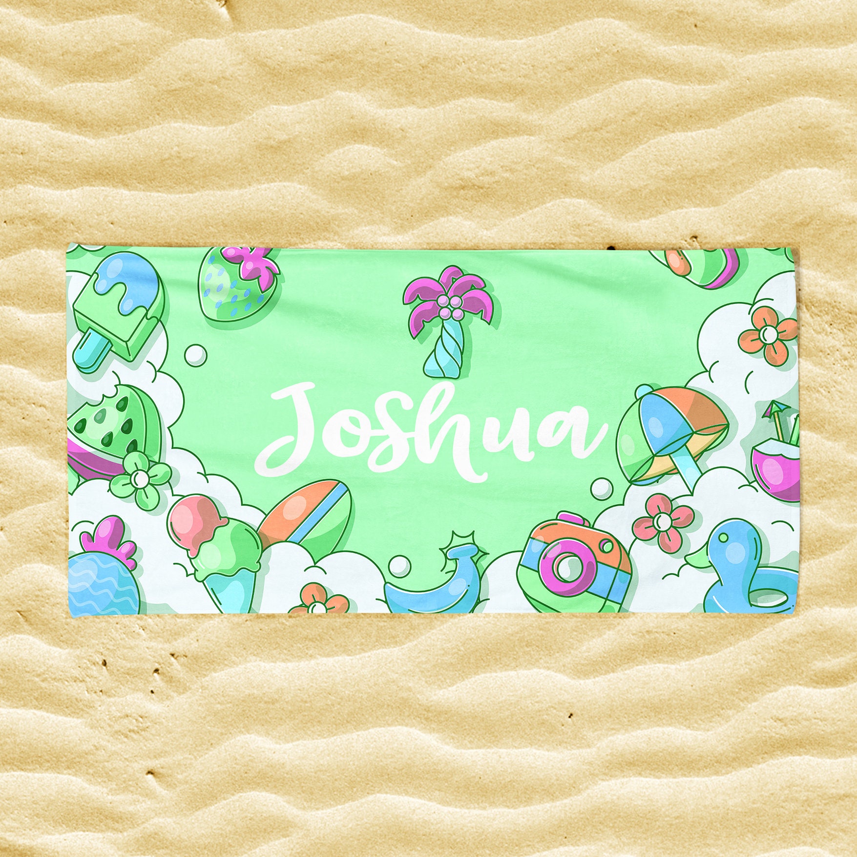 Personalized Lovely Kid Towel for Summer & Beach | CWTowel120