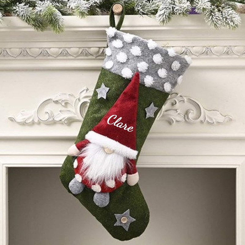 Personalized Gnomes Christmas Stocking | MCGift38