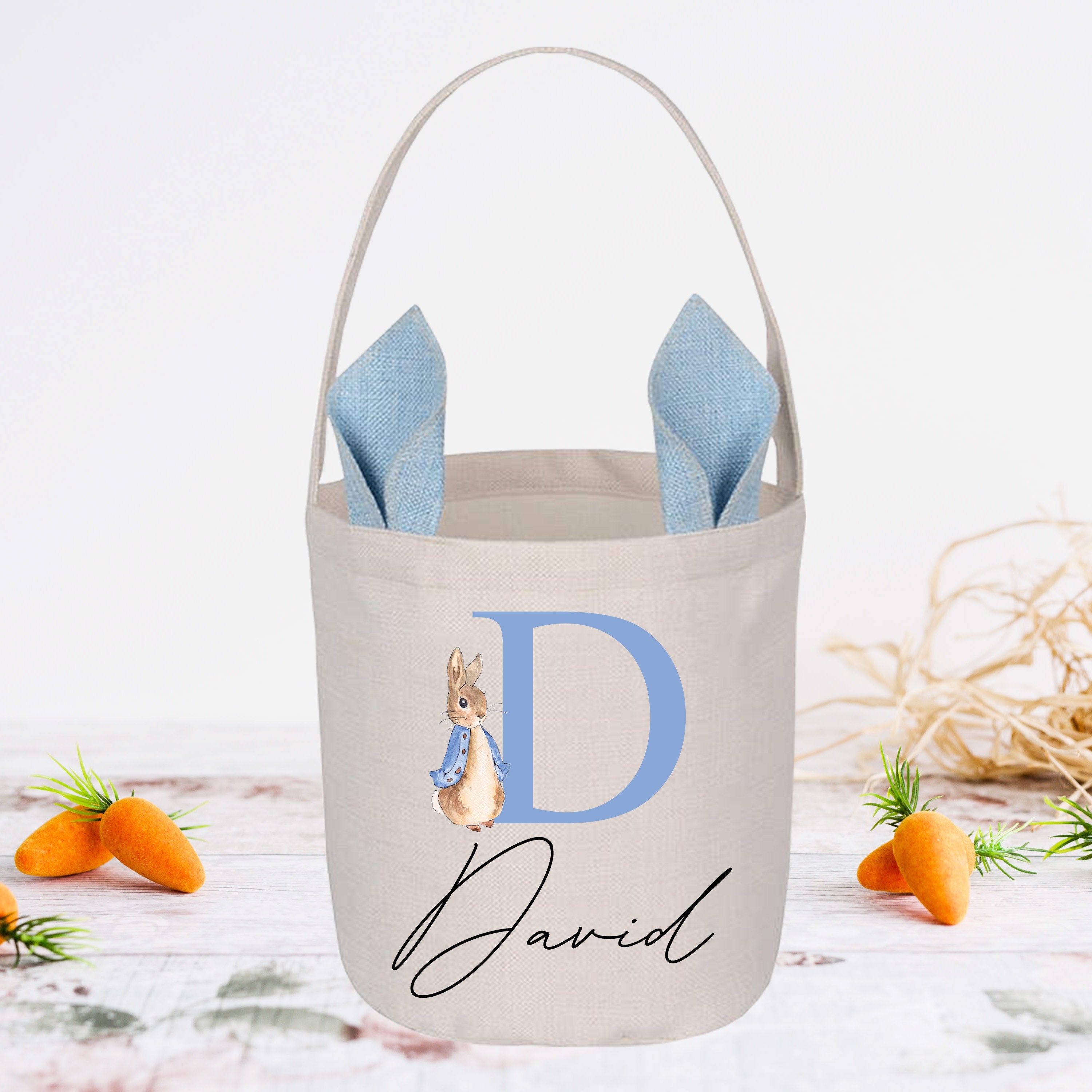 Personalized Name Bunny Easter Gift Sack | CWEaster30