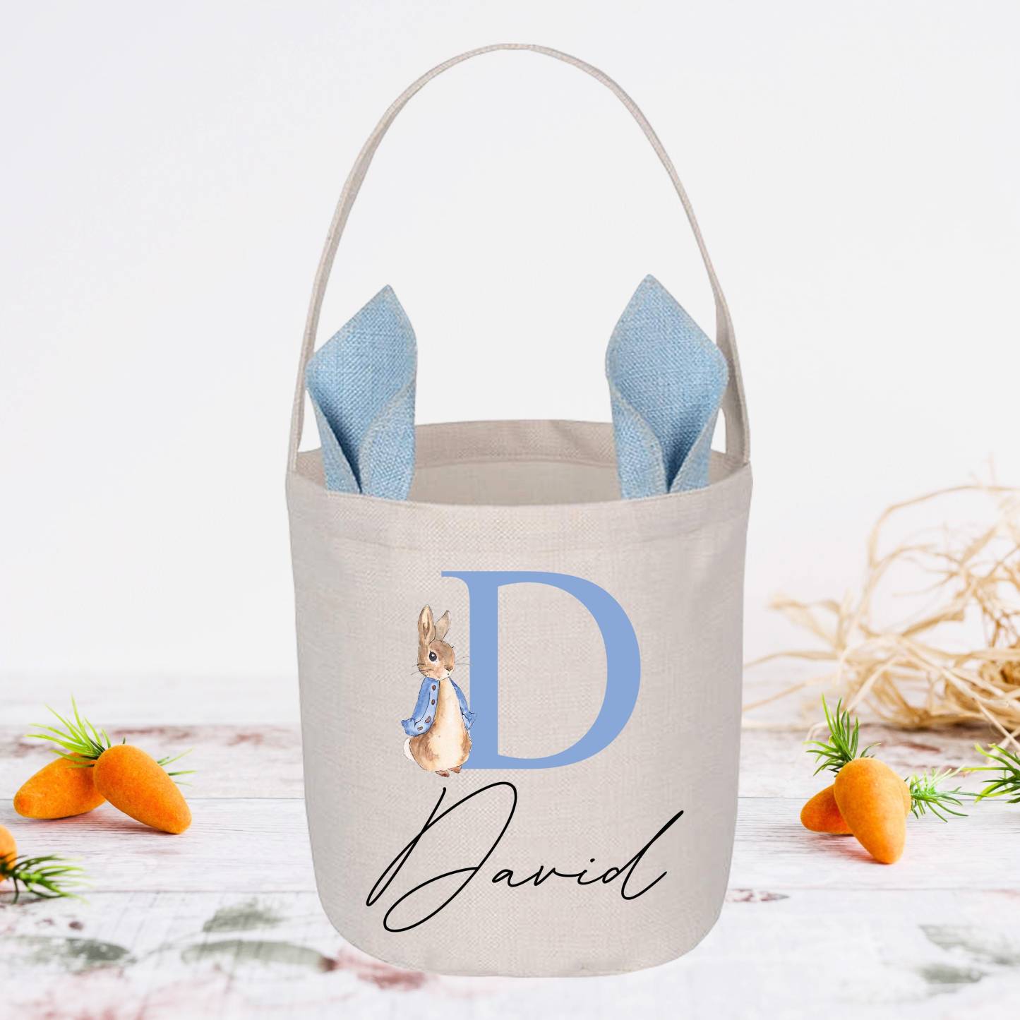 Personalized Name Bunny Easter Gift Sack | CWEaster30