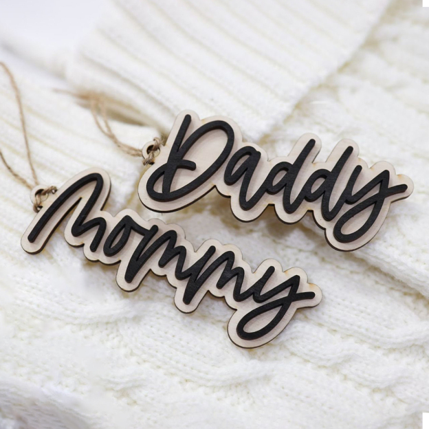 Personalized Wooden Christmas Stocking Tags | MCGift54