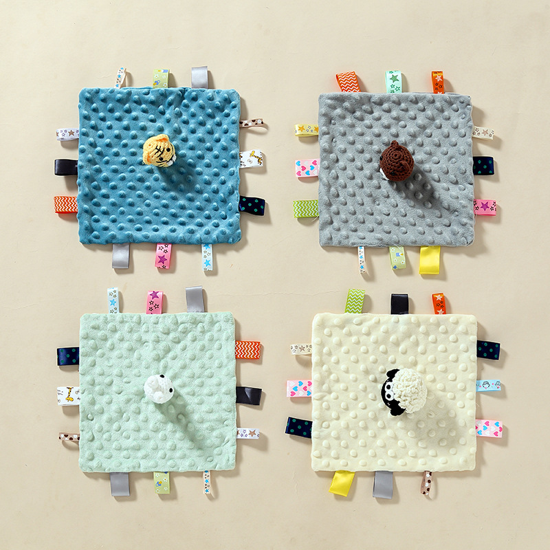 Personalized Baby Monogram Animal Comforter Sleep Toy | CWToy144