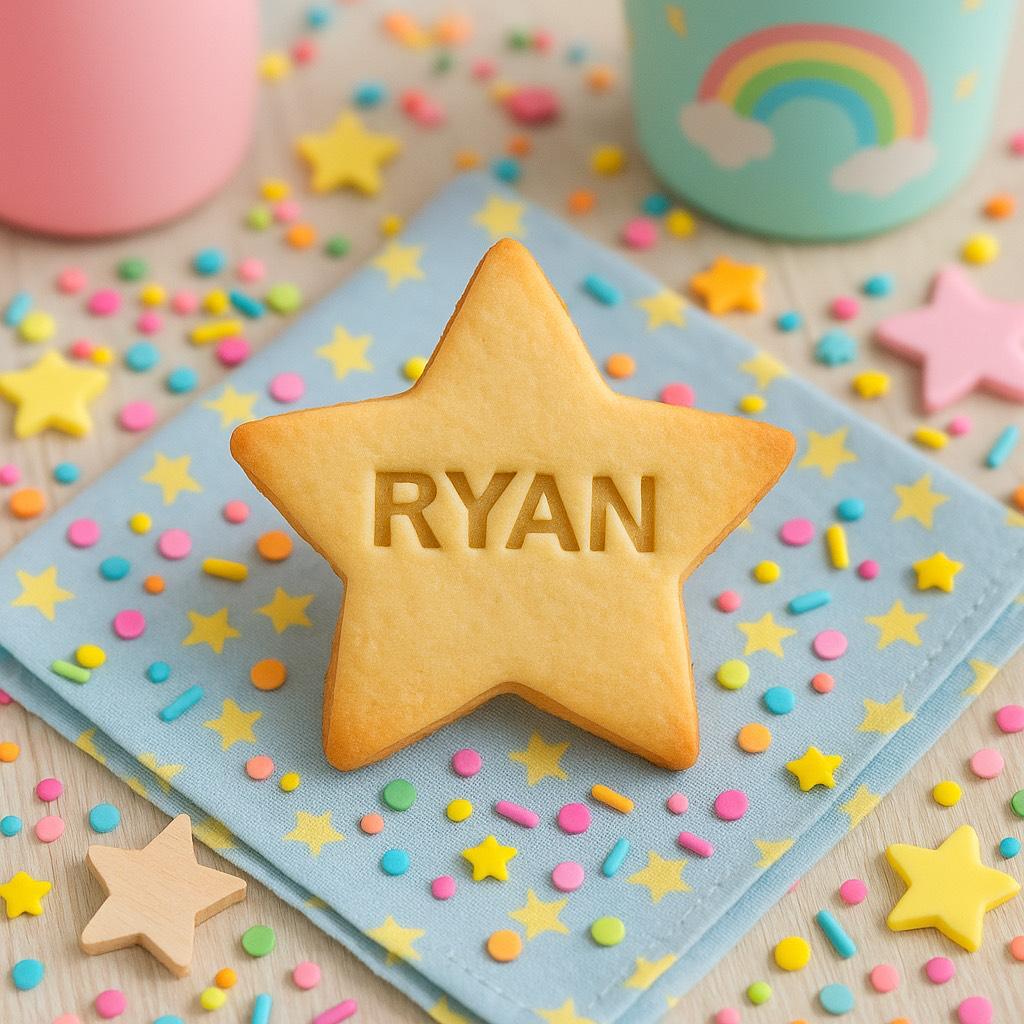 Personalized Cookie Star Cutter With Name | CWGift22