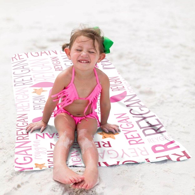 Personalized Ocean Animals Beach towels for Summer & Beach | KKTowel59