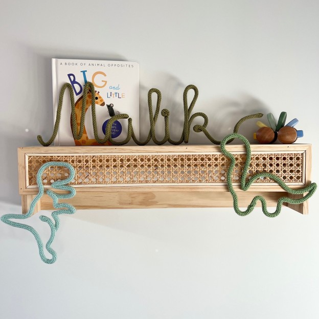 Personalized Knitted Wire Word or Name Sign | CWBaby41
