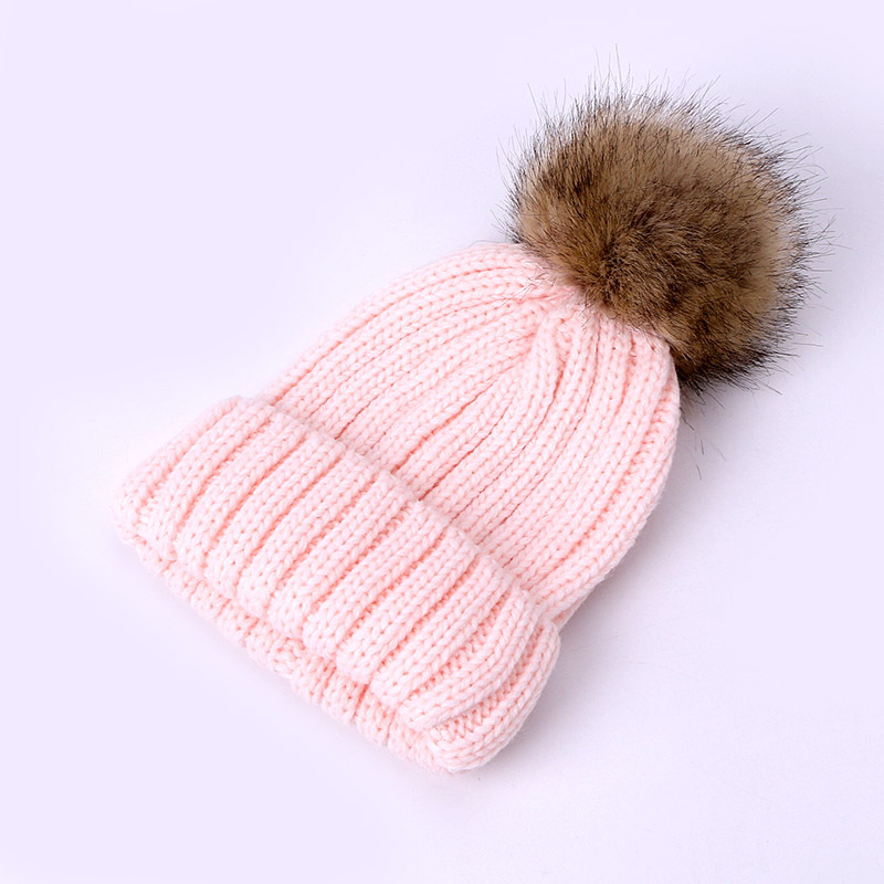 Personalized Embroidery Kid Pom Pom Hat With Scarf | HSKid48