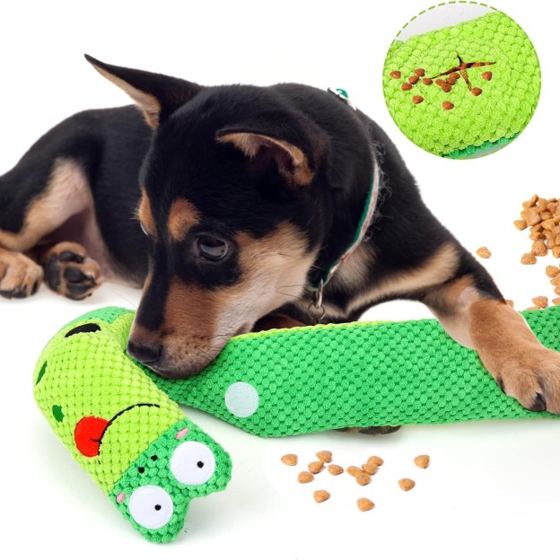 Soft Fabric Snail Squeaky Dog Toys | BKPet125