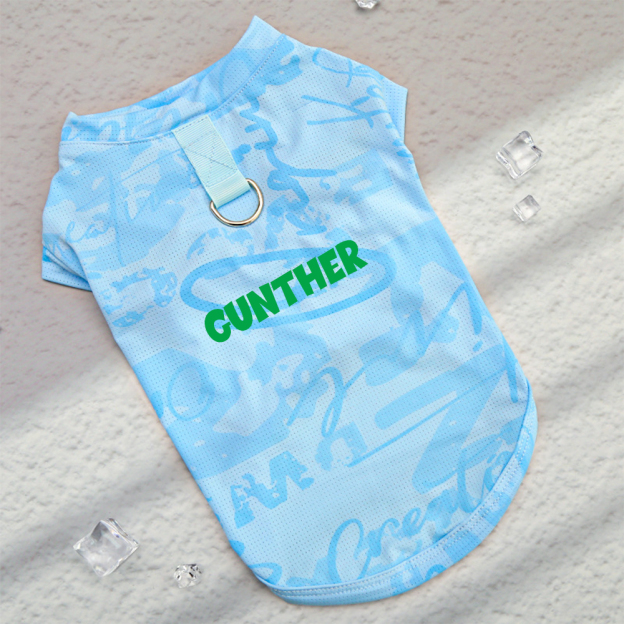 Personalized Breathable Pet Summer Cool Mesh Vest | BKPet192