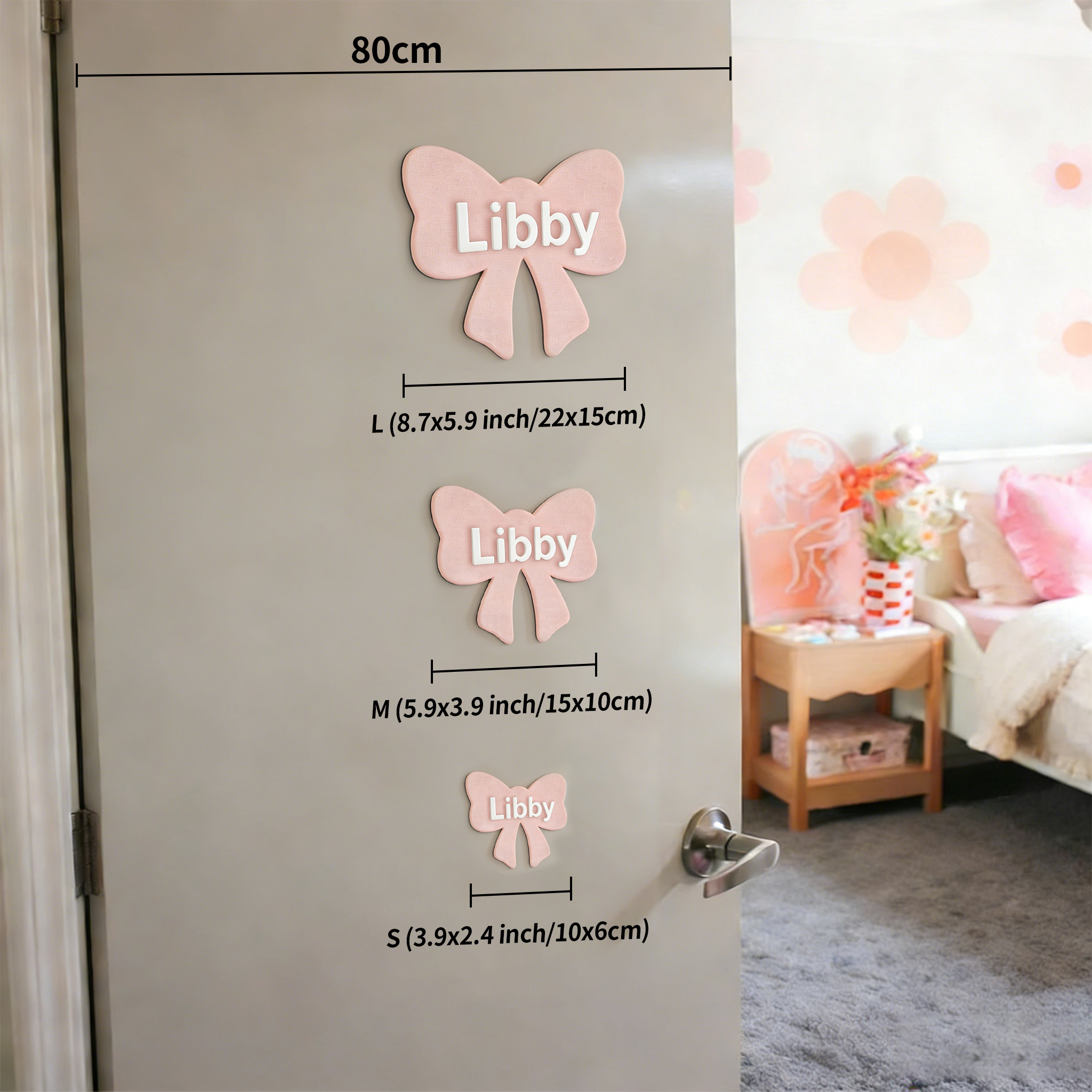 Personalized Kid's Bedroom Decoration Door Sign | CWBaby393