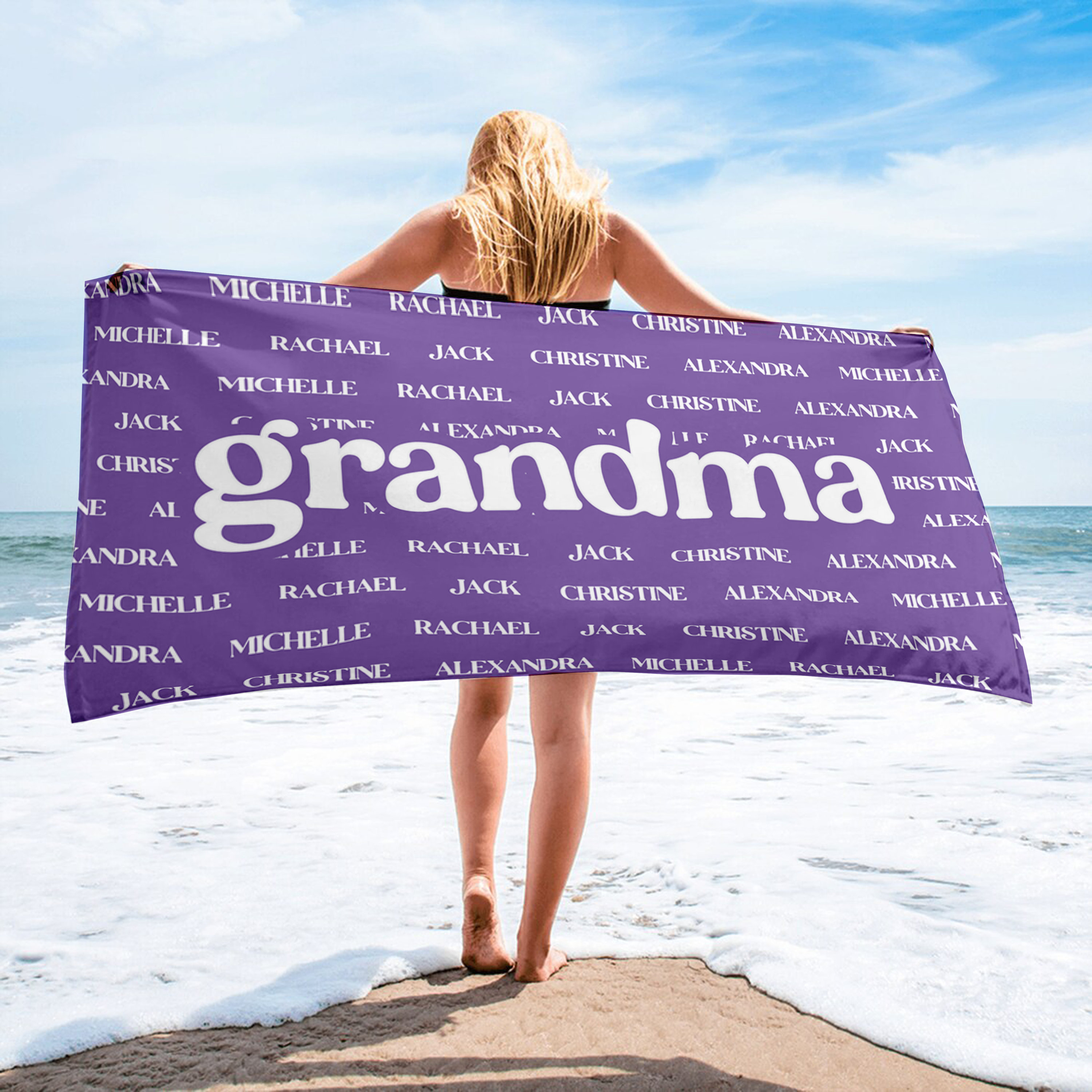 Personalized Lovely Kid Towel for Summer & Beach | CWTowel104