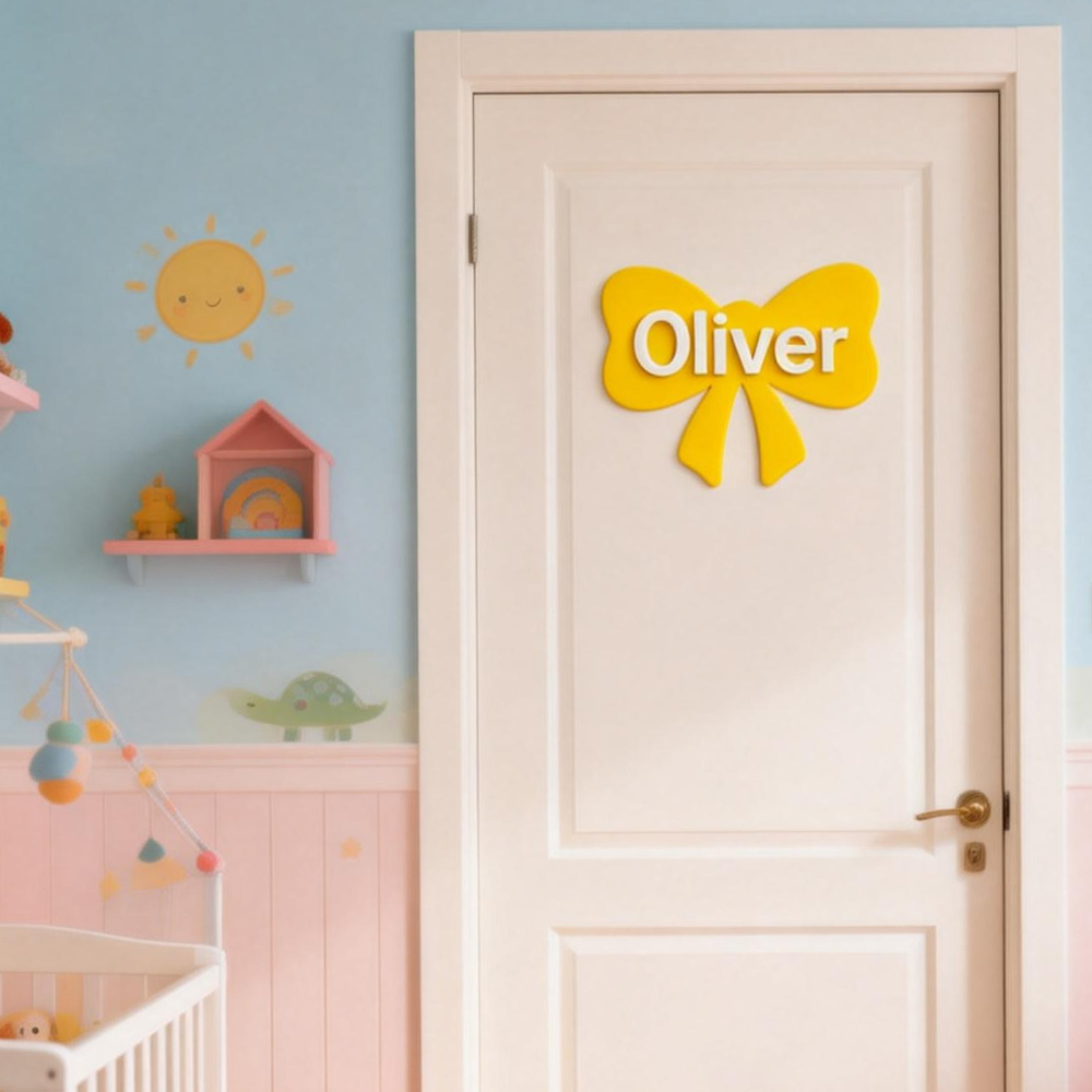 Personalized Kid's Bedroom Decoration Door Sign | CWBaby393