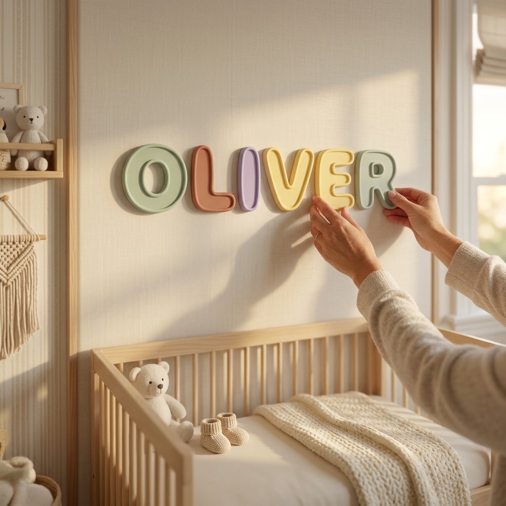 Personalized Printed Letters for Kids' Room Decoration | CWGift66