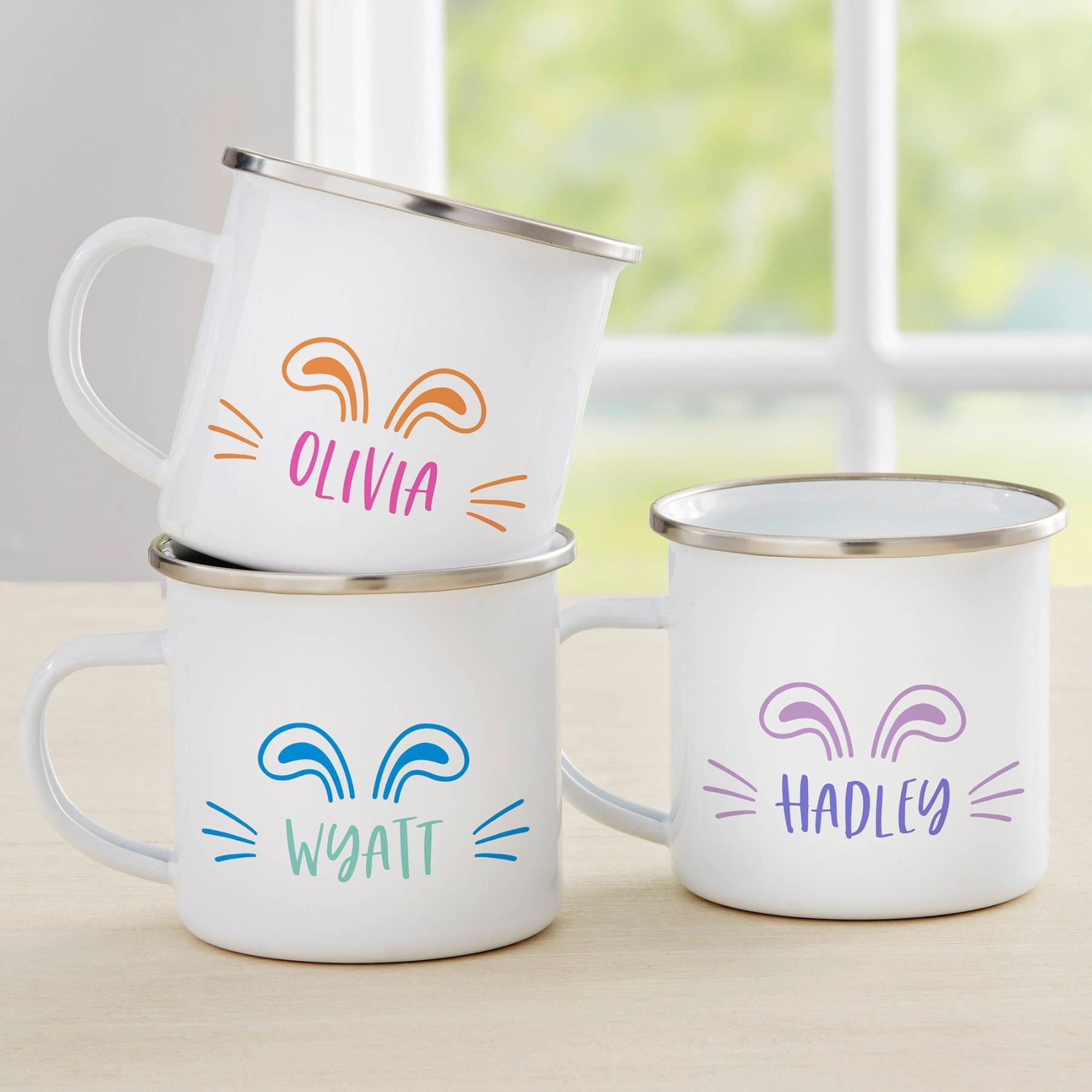 Personalised 12oz Happy Easter Mugs for Kids | KidMug39