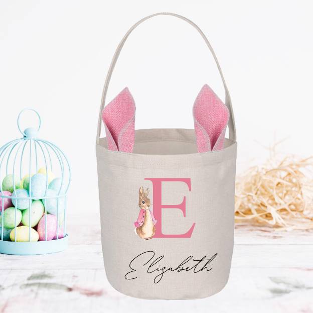 Personalized Name Bunny Easter Gift Sack | CWEaster30