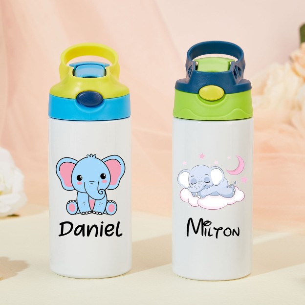 Personalised BPA Free 12oz Lovely Kid Water Bottles | YouBottle37