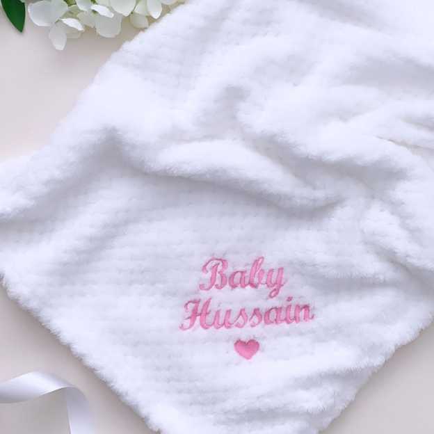 Personalized Warm Baby Blanket for Comfort & Unique | CWBaby98