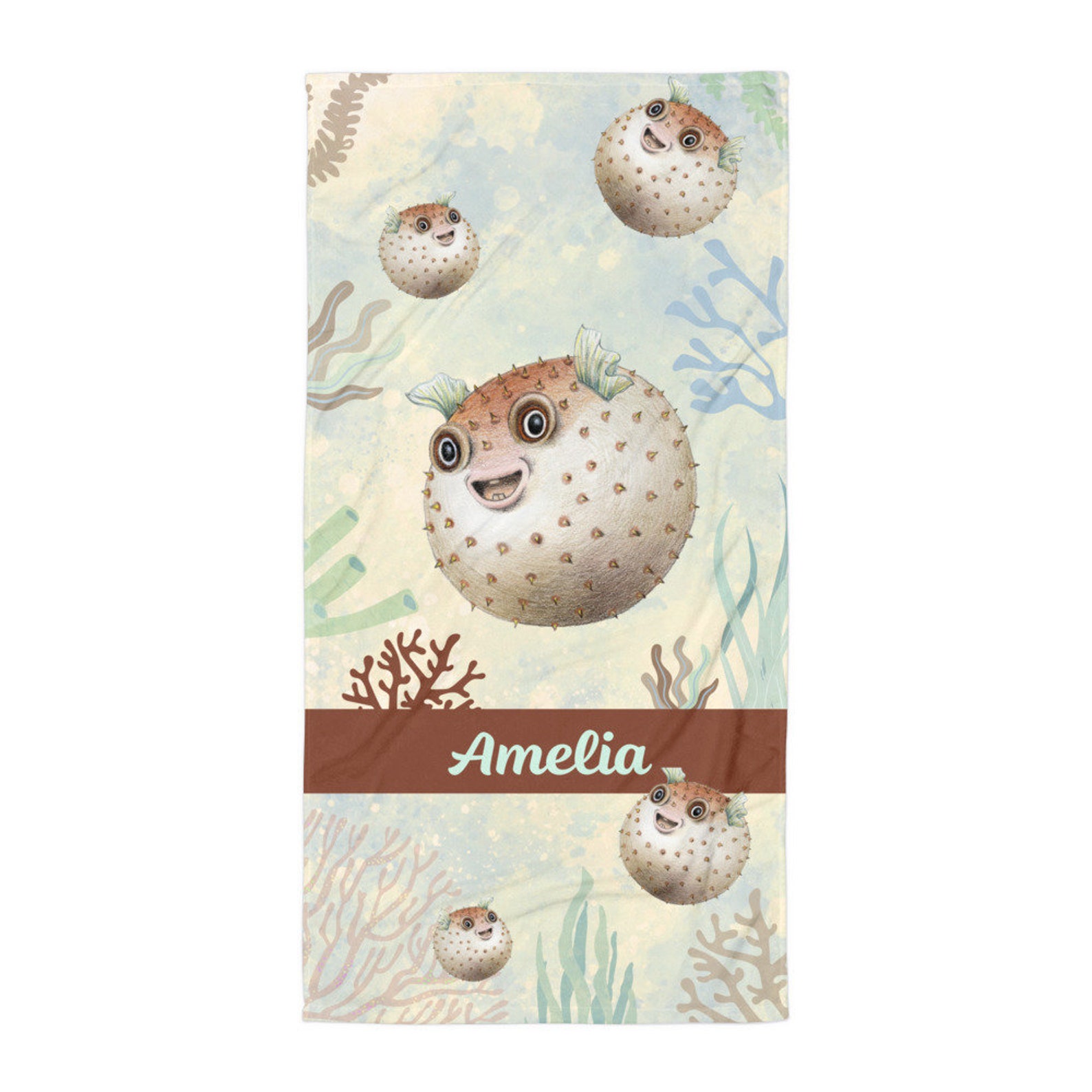 Personalized Lovely Kid Towel for Summer & Beach | CWTowel107