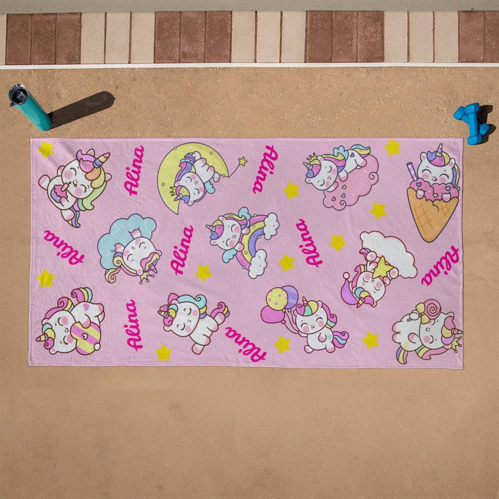 Personalized Lovely Kid Towel for Summer & Beach | CWTowel119