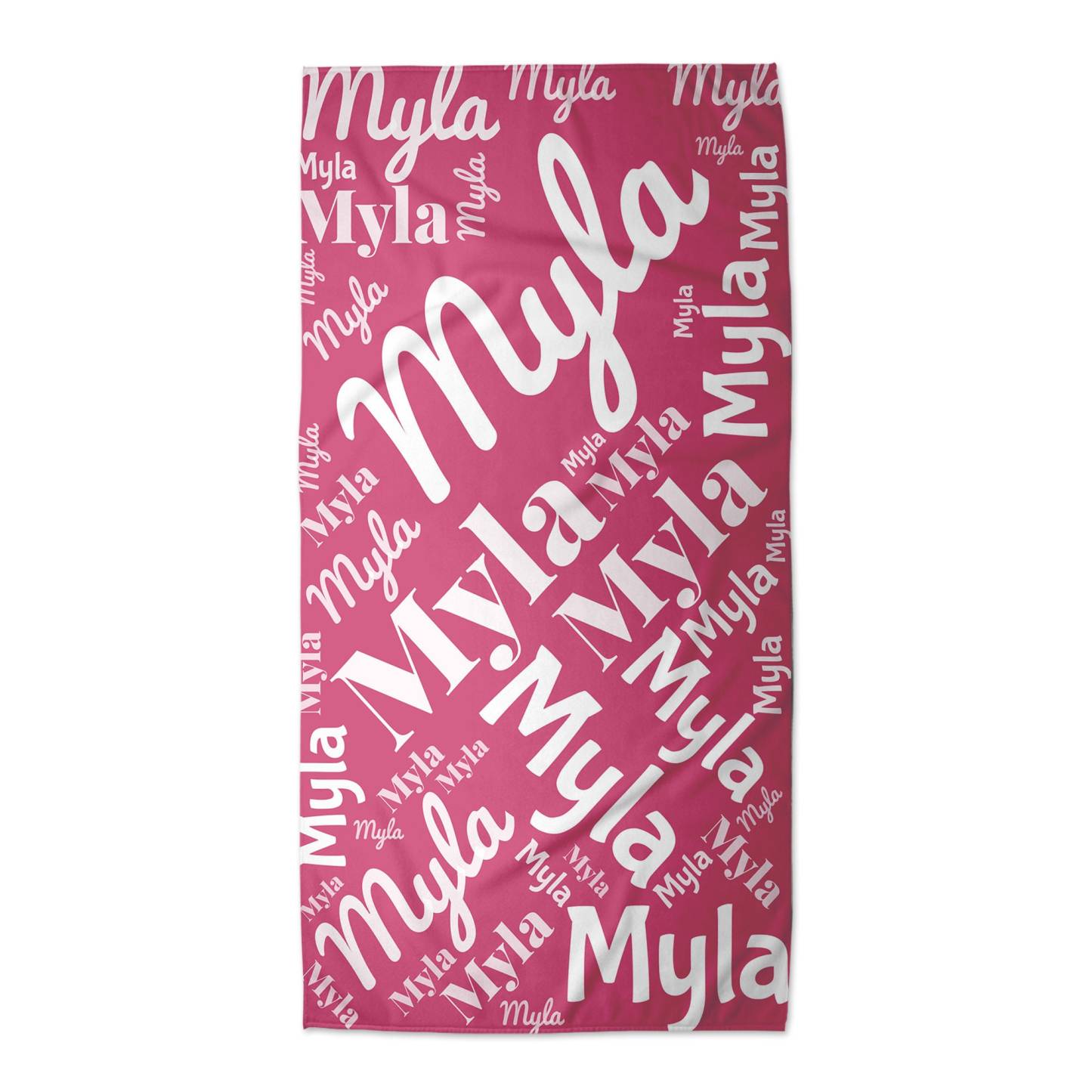 Personalized Lovely Checker Kid Towel for Summer & Beach | CWTowel114