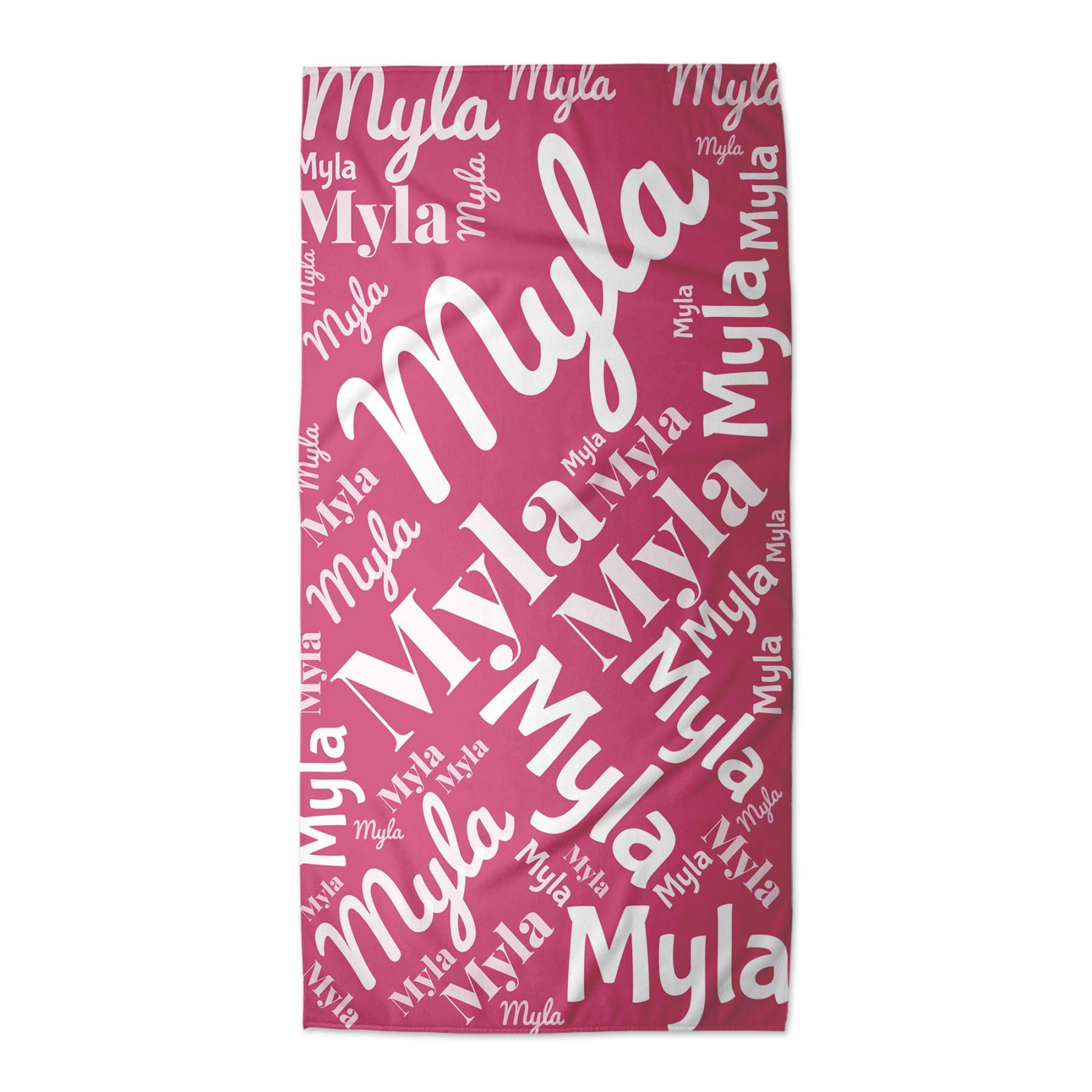 Personalized Lovely Checker Kid Towel for Summer & Beach | CWTowel114