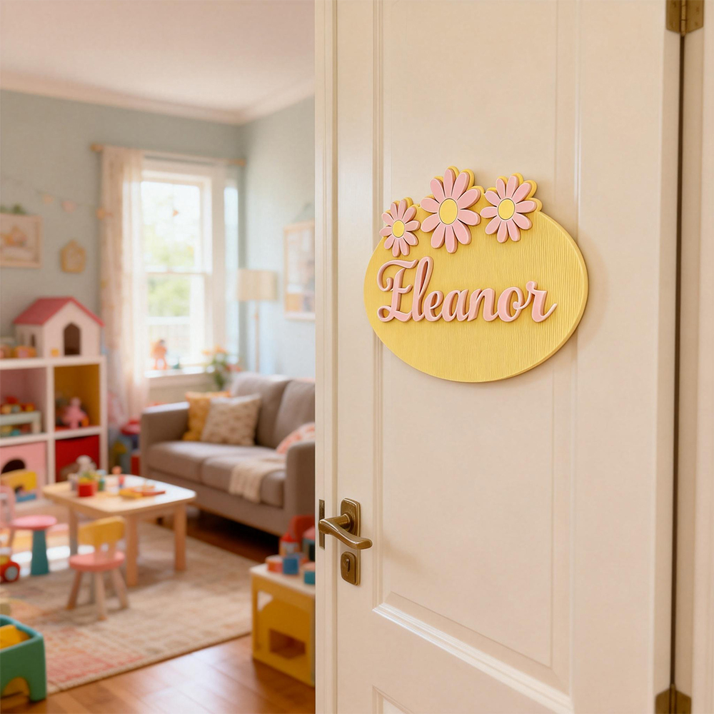 Personalized Kid's Bedroom Decoration Door Sign | CWBaby411