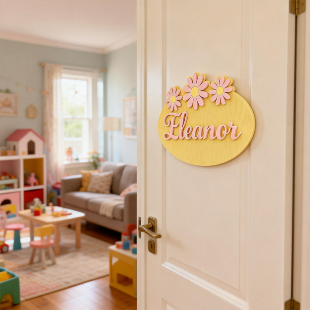 Personalized Kid's Bedroom Decoration Door Sign | CWBaby411
