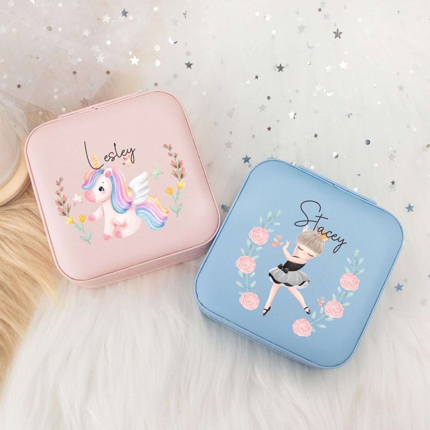 Personalized Cute Princess Jewelry Box for Little Girl | CWToy88