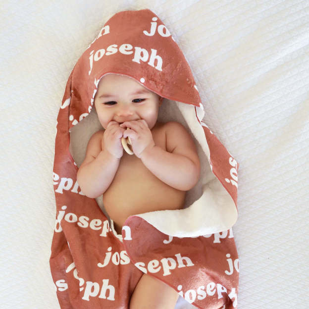 Personalized Baby Hooded Towel for Comfort & Unique | BBBlanket10