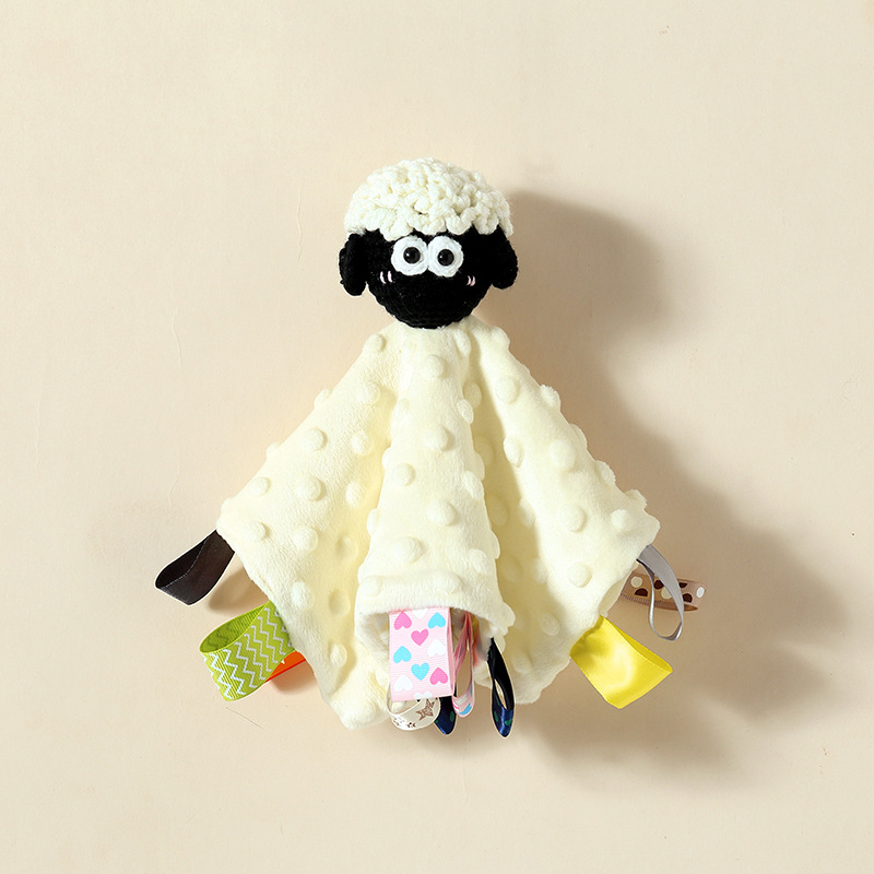 Personalized Baby Monogram Animal Comforter Sleep Toy | CWToy144