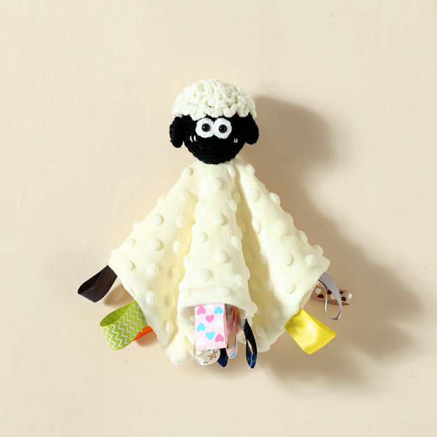 Personalized Baby Monogram Animal Comforter Sleep Toy | CWToy144