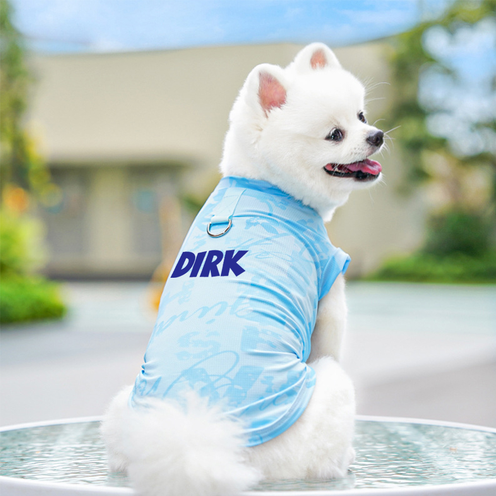 Personalized Breathable Pet Summer Cool Mesh Vest | BKPet192