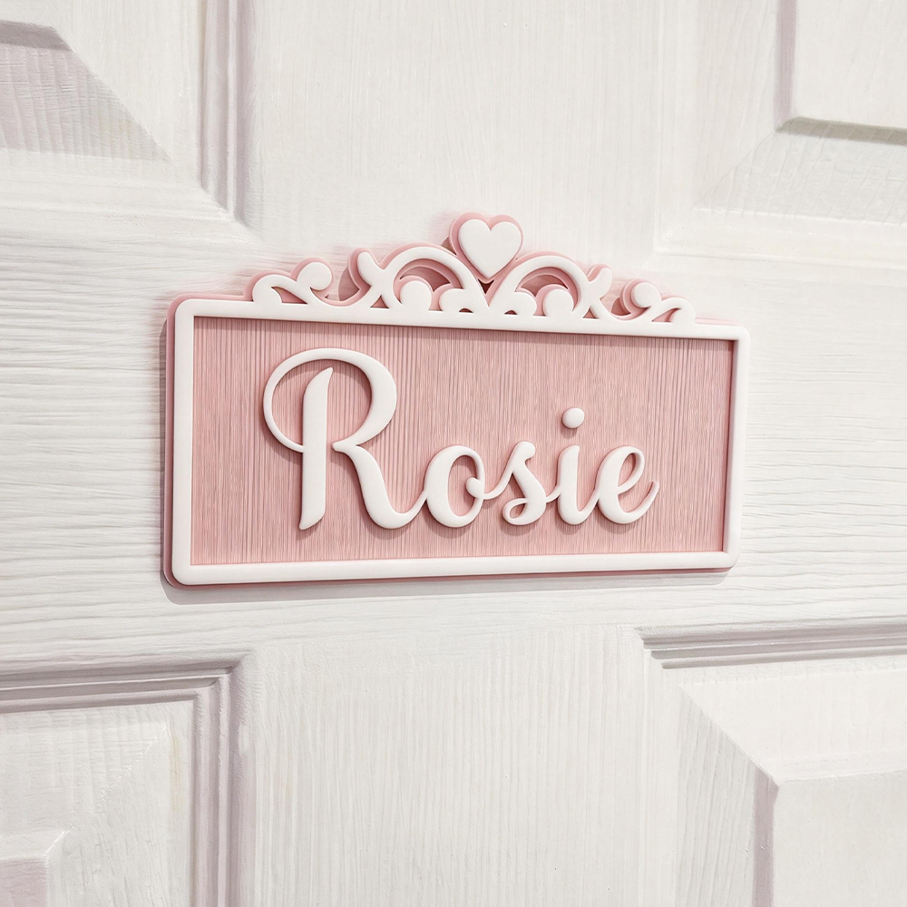 Personalized Kid's Bedroom Decoration Door Sign | CWBaby412